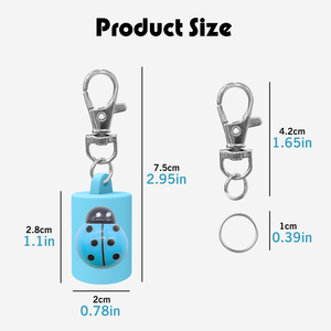 Lipstick Storage <strong>Bracket</strong> Key Chain Fashion Charm Portable Backpack Key Keychain Lip Gloss Cover - Product Image 2