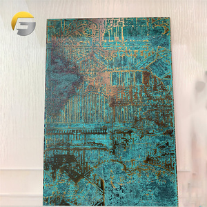 V3116 Lamiera di Rame Invecchiato in Acciaio Inossidabile 4x10 - Product Image 3