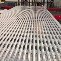 Porte de sécurité à enroulement en aluminium perforé, sur mesure pour les magasins commerciaux
