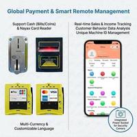 IPLAYSMART Machine à faire des pizzas entièrement automatisée, machine à pizzas fraîches, distributeur automatique de pizzas chaudes, entièrement automatique avec écran tactile
