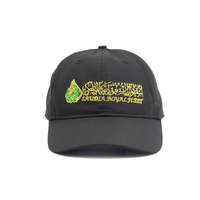 Casquette de baseball en toile à 6 panneaux avec logo brodé personnalisé de haute qualité, bicolore, pour l'escalade en plein air