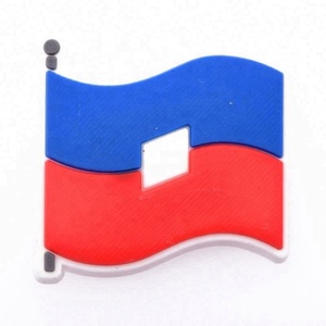 จี้รองเท้าลายธงชาติเกาะคุก จี้รองเท้าลายธงชาติชาวมาโอรี จี้รองเท้าลายธงชาติราโรตองกา จี้รองเท้าลายธงชาติซามัว ตกแต่งรองเท้าลายธงชาติโตงกา - Product Image 4