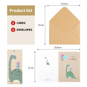 Cartes de voeux personnalisées de nouvelle conception 19*23.8cm Impression d'affichage - Product Image 2