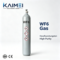 Proveedor Verificado de Gas Especializado Electrónico Hexafluoruro de Tungsteno 5N 6N WF6 con COA Completo para FABs Globales