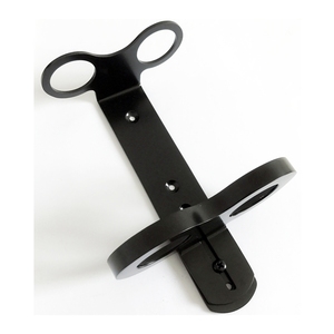 Accessoires d'hôtel personnalisés HF, <span class=keywords><strong>distributeur</strong></span> de <span class=keywords><strong>savon</strong></span> double <span class=keywords><strong>mural</strong></span> en acier inoxydable noir mat, <span class=keywords><strong>design</strong></span> européen, pour salle de bain - Product Image 1