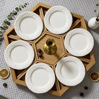 Nouvelle assiette ovale en céramique durable, design nordique, passe au micro-ondes, technique sous glaçure, blanche, vaisselle d'hôtel pour usage domestique