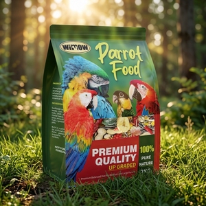 Cibo Biologico per Pappagalli di Grandi Dimensioni, Frutta Liofilizzata con Probiotici per Pappagalli Cenerini Africani, Ara, Cacatua, Mix Proteico per Uccelli - Product Image 6
