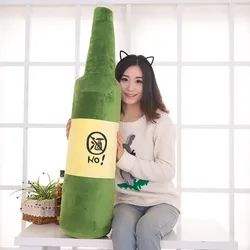 Botol anggur item hadiah <span class=keywords><strong>promo</strong></span> bir minuman bantal lembut dengan logo moq rendah produsen khusus dari foto mainan mewah - Product Image 4