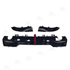 Diffusore posteriore stile VTEN W/luce a LED per <span class=keywords><strong>BMW</strong></span> <span class=keywords><strong>4</strong></span> <span class=keywords><strong>serie</strong></span> G22 <span class=keywords><strong>2020</strong></span> + PP materiale posteriore paraurti labbra Splitters Winglets Body Kit - Product Image 3