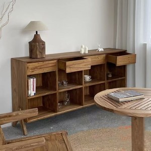 Étagère <span class=keywords><strong>de</strong></span> <span class=keywords><strong>rangement</strong></span> en bois d'orme vieilli <span class=keywords><strong>style</strong></span> Wabi Sabi, <span class=keywords><strong>meuble</strong></span> <span class=keywords><strong>de</strong></span> <span class=keywords><strong>rangement</strong></span> pour service à thé, <span class=keywords><strong>meuble</strong></span> <span class=keywords><strong>de</strong></span> présentation rétro pour entrée, étagère <span class=keywords><strong>de</strong></span> <span class=keywords><strong>rangement</strong></span> Duobao Ge - Product Image 5