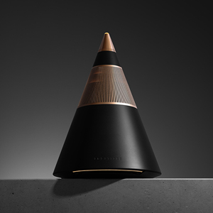 TRETTITRE Patented Cone Concrete Speaker, 3-Way 360. Surround Sound AC Version 3.5 APP TWS RGB <b>Light</b> for Luxury Home 3-Way - Product Image 6