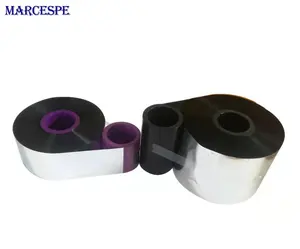 Marcespe उच्च गति 33mm/55mm मोम राल निकट बढ़त थर्मल स्थानांतरण रिबन के लिए 6210/8018/x40 tto प्रिंटर
