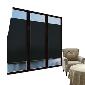 100% lumière bloquant la fenêtre statique s'accrochent autocollant Total <span class=keywords><strong>occultant</strong></span> fenêtre Film gravé fleur conception décoratif intimité appartement - Product Image 1