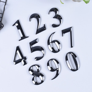 Lettres et chiffres auto-adhésifs ABS de 79mm <span class=keywords><strong>pour</strong></span> les médailles et plaques d'immatriculation britanniques - Product Image 2
