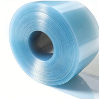 Rideaux en bandes de PVC colorées et givrées pour la sécurité, la durabilité et les applications industrielles à long terme