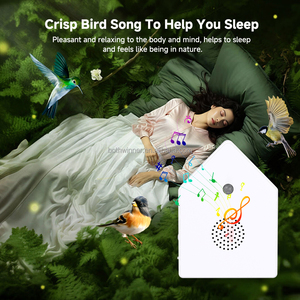 Caja de Música para Pájaros para Atraer Aves en Interiores y Exteriores, Caja de Sonidos de Aves para Amantes de las Aves, Ruido Blanco, Canto de Pájaros - Product Image 2