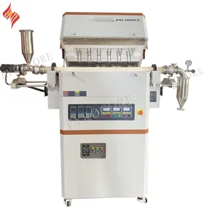 1400 Degree High Temperature Rotary Melting Tube Small Muffle Vacuum Oven Furnace For Heating Or Analysis Material