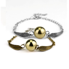 HP alfareros de oro pulsera de ala de Ángel Balón de Oro pulsera del encanto para las mujeres soplón de oro - Product Image 4