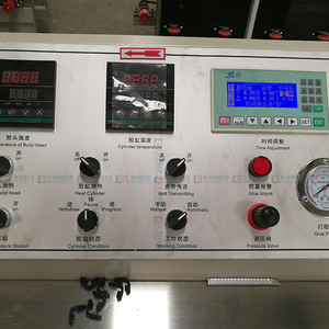 Machine de revêtement de verre isolant au butyl thermofusible, marque Eworld, en acier, 380V, capacité de production 0,5-5m/min - Product Image 4