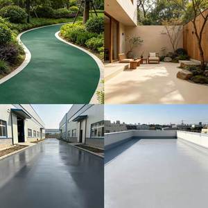 Peinture liquide acrylique robuste pour sols extérieurs avec rouleau applicateur pour revêtement de entrepôts et parkings - Product Image 5