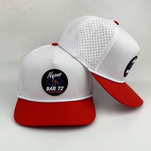 OEM أسود 5 لوحة مصمم بالبوليستر فتحة قطع ليزر مقاومة للماء قبعة مخصصة رياضية قبعات بيسبول Gorras - Product Image 4