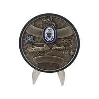 Kostenlose Musteranfertigung: 3D Vergoldete Metall-Gedenkmünze mit Emaille-Logo, Modernes/Traditionelles Design, Individuelle Größe & Dicke