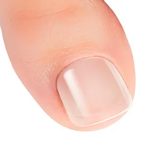 Nailpop ayak tırnak ipuçları yapay akrilik şeffaf manikür 12 boyutları tam kapak şeffaf ayak tırnakları güzellik araçları ayak tırnak 120 adet