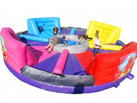 Aire de Jeu Interactif Gonflable « Balayeuse Mécanique » en Bâche PVC 0,55 mm pour Enfants et Adultes – Idéale pour la Location Événementielle