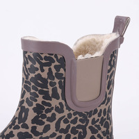 Bottes de pluie imperméables antidérapantes en caoutchouc CS-59, chaussures de pluie à semelle épaisse, chaussures de pluie imperméables pour enfants, chaussures d'eau pour l'extérieur