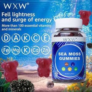 Gomitas de musgo marino de alta calidad, gomitas energéticas, suplementos energéticos, caramelos de goma de musgo marino orgánico - Product Image 2