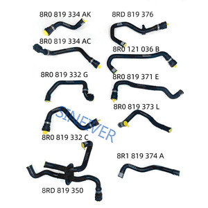 Cho AUDI A6 C6 S6 Phụ tùng xe hơi động cơ Hệ thống làm mát ống nước tản nhiệt ống nước làm mát 4f0819375b 4f1819371k 4f0819373k 4f0819378b - Product Image 5