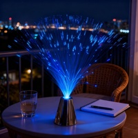 Lampe ciel étoilé à fibres optiques, lumière LED à 7 couleurs changeantes, centre de table décoratif pour mariage, anniversaire, fête, Noël