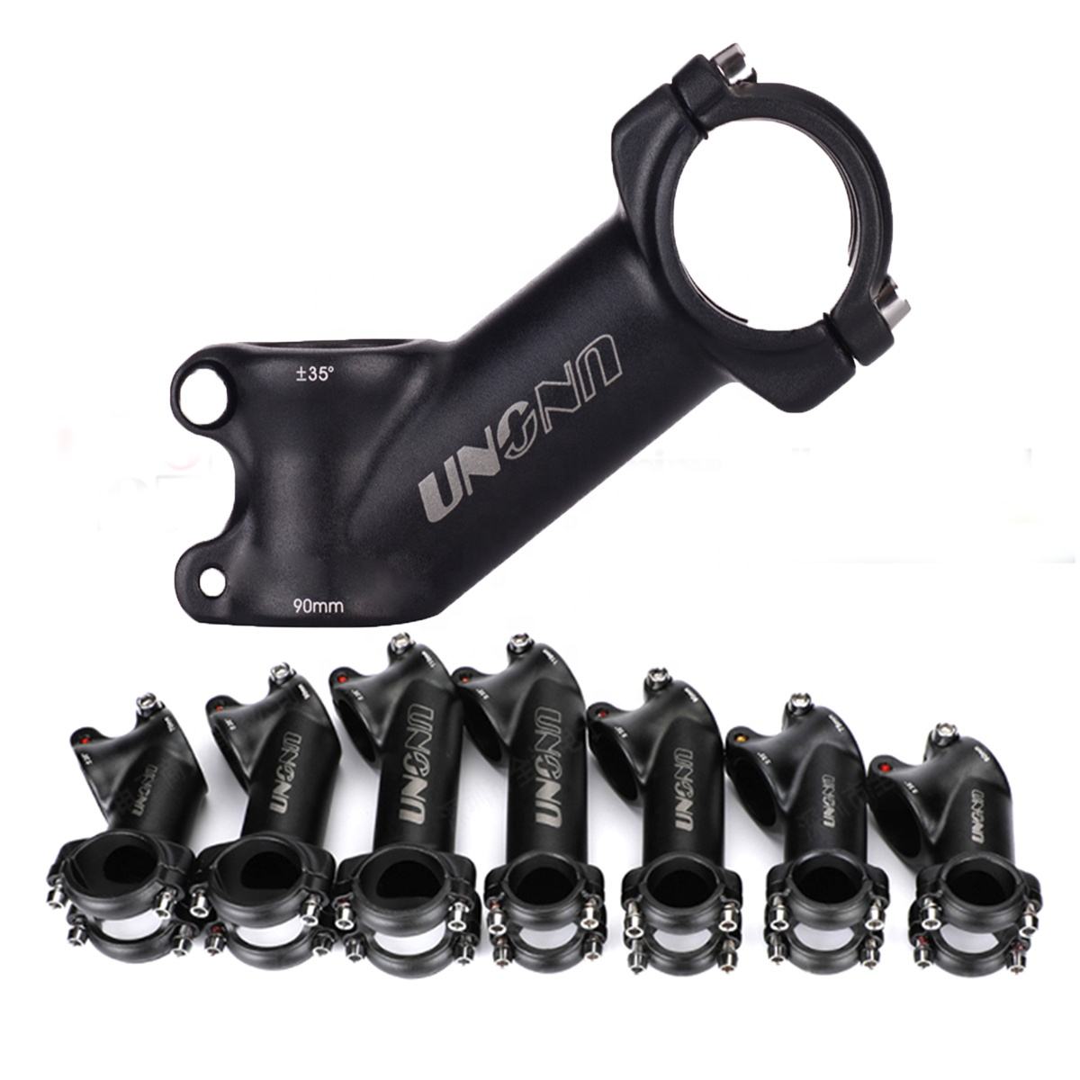Bike Accessories Uno Stem Bicycle 35degree 70/80/90mm Length Bicycle Stem - Main Image