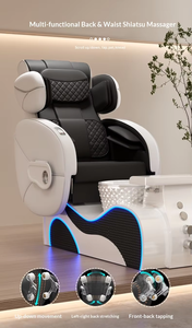 Sillón de Pedicura Eléctrico de Lujo sin Tubos, con Masaje Corporal Completo y Spa de Pies con Hidromasaje para Salón de Uñas y Salón de Belleza - Product Image 2