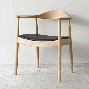 Rắn tro gỗ Hans Wegner Chủ Tịch ghế cho khách sạn bện dây ghế ăn uống ghế cho nhà hàng - Product Image 6