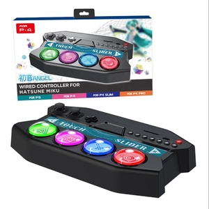 Con barra táctil, juego de luz LED, Hatsunes <span class=keywords><strong>Mikus</strong></span>/DIVA Future Tone DX Ipega, Gamepad para PS4, PS5, Mando de juego, Joystick - Product Image 1