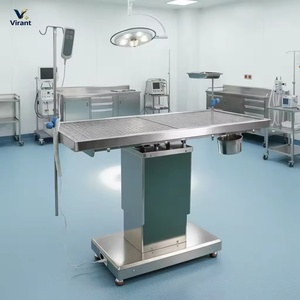 Mesa de Operaciones Veterinaria con Columna de Elevación, Bandeja de Instrumentos de Acero Inoxidable y Soporte para Vía Intravenosa para Cirugía en Hospitales Veterinarios - Product Image 3