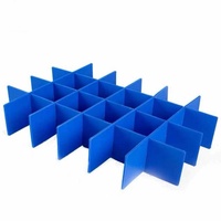 Meilleur prix Durable Coroplast PP Carton ESD Anti Static Box Avec Cadre En Plastique Ondulé Chiffre D'affaires Fourre-Tout Avec Couteau Carte Diviseur