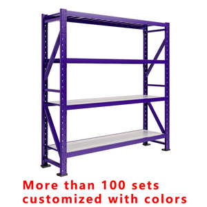 Nhà Máy Giá 4 Lớp Có Thể Điều Chỉnh Nhiệm Vụ Ánh Sáng Giá Kim Loại Hàng Tạp Hóa Kệ Kho Kệ Kim Loại Lưu Trữ Kệ Nhà Để Xe Kệ - Product Image 5