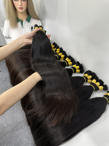 Extensions de cheveux naturels vierges vietnamiens de qualité supérieure Dream Hair, super double drawn, trame double machine, couleur blond décoloré, effet naturel - Product Image 2