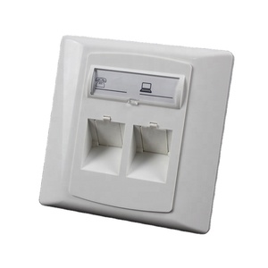 Plaque murale <span class=keywords><strong>RJ45</strong></span> de type allemand cat6 - Product Image 1