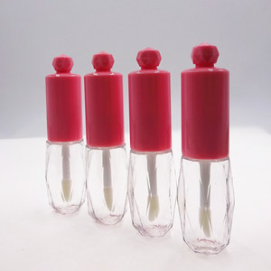 Contenant vide en gros pour brillant à lèvres, flacon transparent à coupe diamant pour rouge à lèvres liquide, emballage personnalisé en plastique pour gloss - Product Image 1