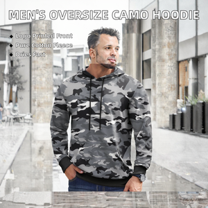 Ropa para Hombre, Nueva Llegada, Sudadera con Capucha Estampada y Forrada, Corte Regular, 100% Algodón, Color Liso, Invierno - Product Image 2