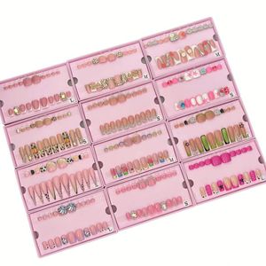 Nuevo Diseño de Molde de Silicona con Doble Forma para Uñas de Cristal, Molde para Gel X de Construcción Rápida para Alargamiento de Puntas de Uñas - Product Image 1