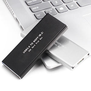 USB 3.0至M.<span class=keywords><strong>2</strong></span> NGFF固态驱动器外壳铝固态硬盘盒硬盘驱动器适用于笔记本电脑 - Product Image 4