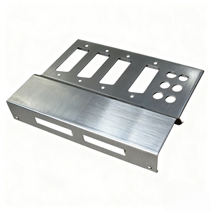 Cao cấp Rose Gold hợp kim nhôm intercom vỏ chính xác dập tấm kim loại chế tạo cao cấp Rose Gold kim loại bao vây - Product Image 4