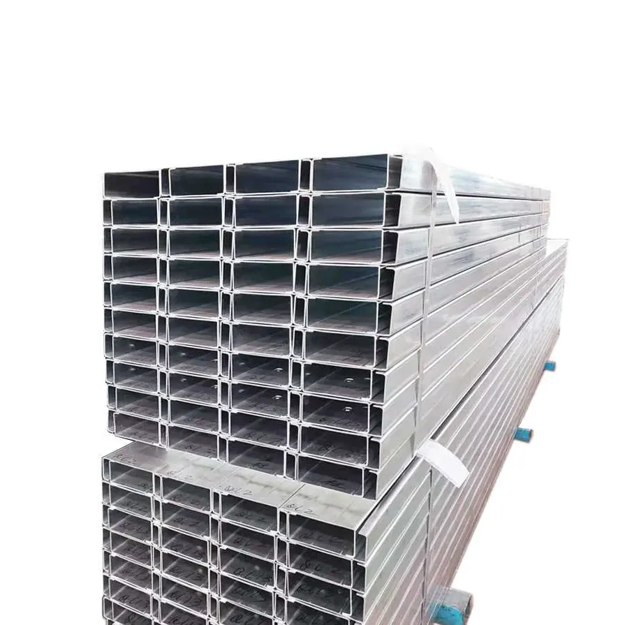 En çok satan çin üretimi kalite fiyat c profil galvaniz çelik c kanal soğuk şekillendirilmiş çelik