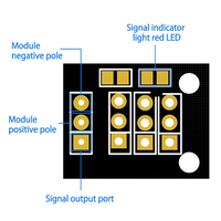 Para MÓDULO DE Sensor de efecto Hall 3,3 V-5V DC A3144E Sensor magnético de efecto Hall Sensores de presión