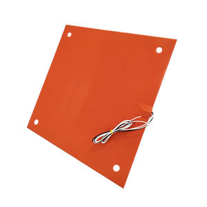 Chauffage électrique en silicone à chaleur flexible sur mesure 230V 1000W 500x500mm avec adhésif et thermistance NTC pour usage industriel - Product Image 6