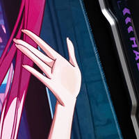 Tapis de souris de jeu Akko Lulu Liu 900*400mm, grand tapis de souris ergonomique antidérapant pour joueurs